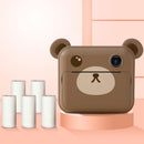 Cámara instantánea para niños Cámara de impresión 1080P Video Foto Cámara digital con papel de impresión para niños Cumpleaños Regalo de Navidad