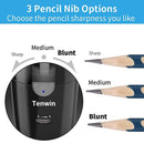 Tenwin Automatic Electric Pencil Sharpener For Colored Pencils Sharpen Mechanical Office School Supplies Stationery Free Ship