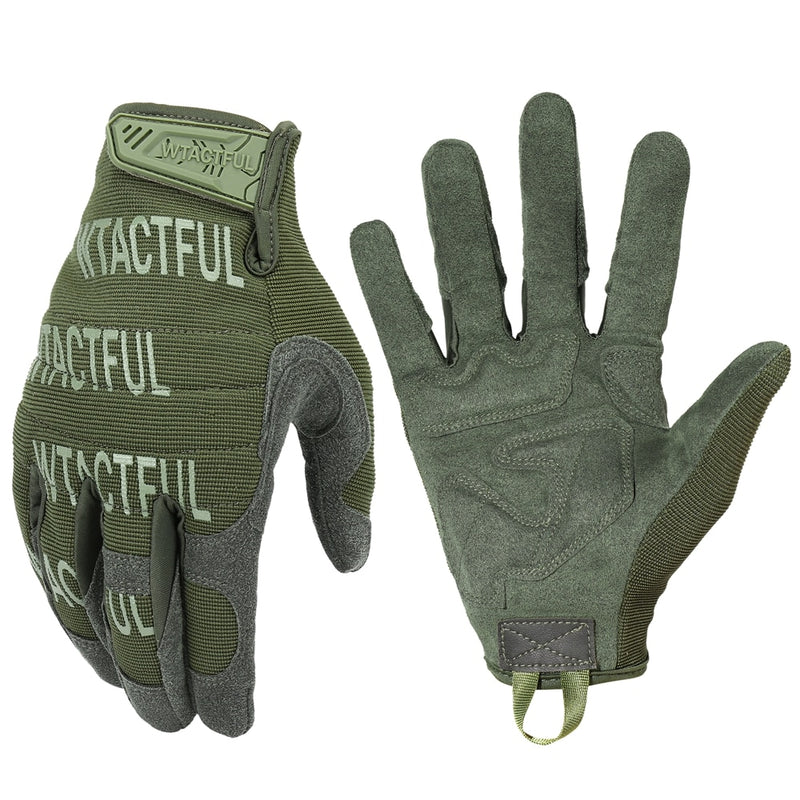 Guantes tácticos al aire libre entrenamiento militar ejército deporte escalada tiro caza montar ciclismo dedo completo antideslizante mitones