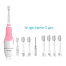 Seago Kids Sonic Electric Toothbrush 2 Mins Smart Timer Children Sonic Tooth Brush Colorful Led Light Brush Waterproof  Gift