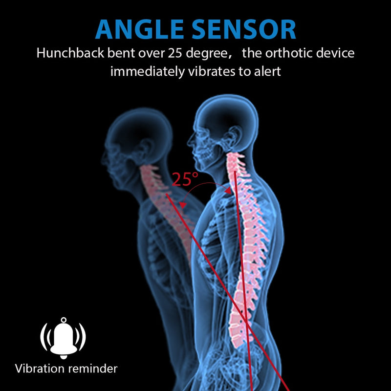 Corrector de postura de espalda ajustable inteligente Aptoco, cinturón de soporte inteligente para adultos y niños, cinturón de entrenamiento para hombros, corrección de columna vertebral