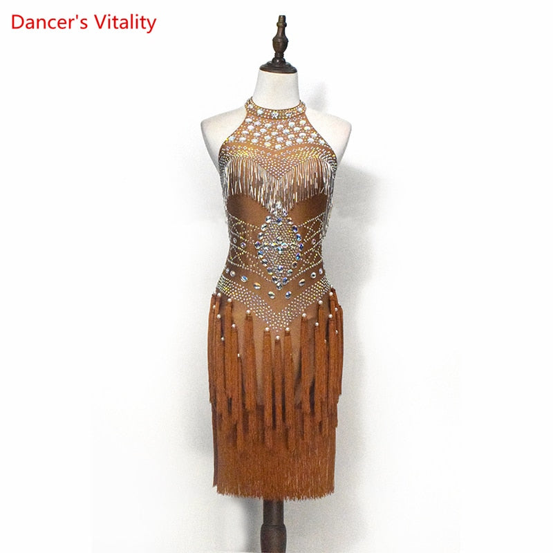 Latin Dance Clothes High-End New Children&