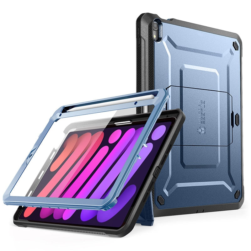 SUPCASE Für iPad Mini 6th Gen Case 8.3" (2021) UB Pro Robuste Ganzkörper-Kickstand-Schutzhülle mit integriertem Displayschutz