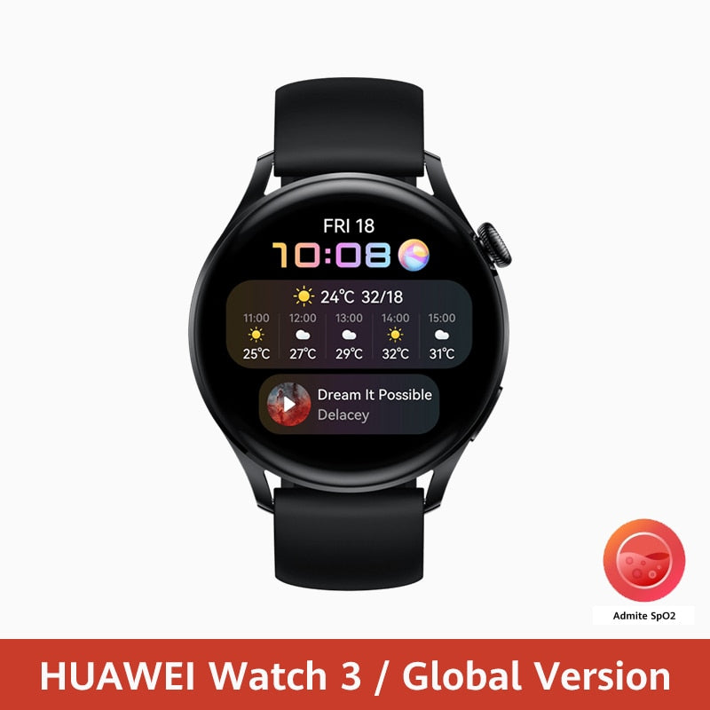 HUAWEI WATCH 3 eSIM Mobilfunkanrufe Ganztägiges Gesundheitsmanagement WATCH 3 Smart-Modus von 3 Day Battery Life Watch3