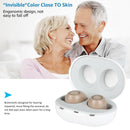 2021 último Color de piel 1 par USB recargable ITE audífonos amplificador de sonido pérdida auditiva Invisible para ancianos sordos Rusia