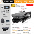 ZLL SG907 MAX GPS Drone 4K Cámara 5G FPV WiFi con cardán de 3 ejes ESC 25 minutos de vuelo sin escobillas RC Quadcopter Profesional Dron