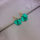 New Sight New Accessories Pierced Geometric Stud Earrings For Women Simple Style Gift Flower Earrings