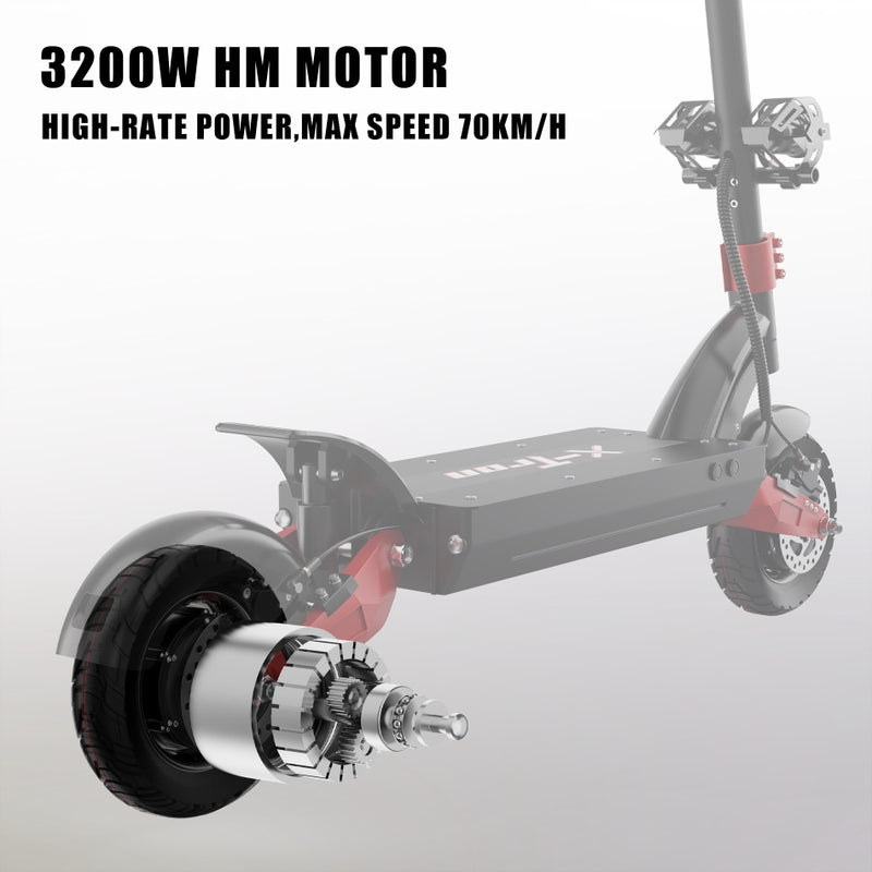 Almacén en Europa Scooter de doble accionamiento eléctrico X-Tron 60V 3200W e scooter Scooters eléctricos plegables para adultos