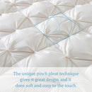 Peter Khanun White Goose Down Filler 3D Bread Duvet/Quilt/Comforter Winter Summer Luxury Blankets 100% Cotton Shell 015