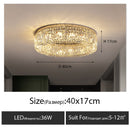 LED living room chandelier  Modern Crystal Led Chandeliers Lighting Gold Led Chandelier Lamp Living Room Decor Suspension Lumina