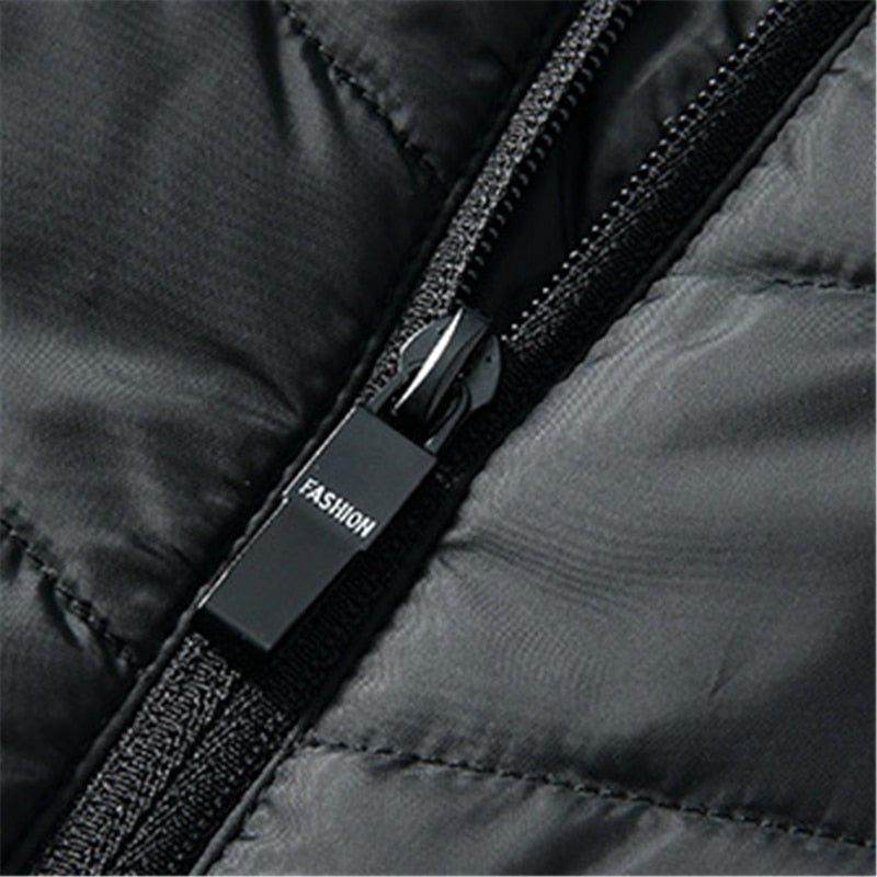 Mann Mode Veat Heizweste Smart USB Lade Große Größe Jacke Warme Heizung Winter Baumwolle Jacke Männer Winter Warme Weste Männlich