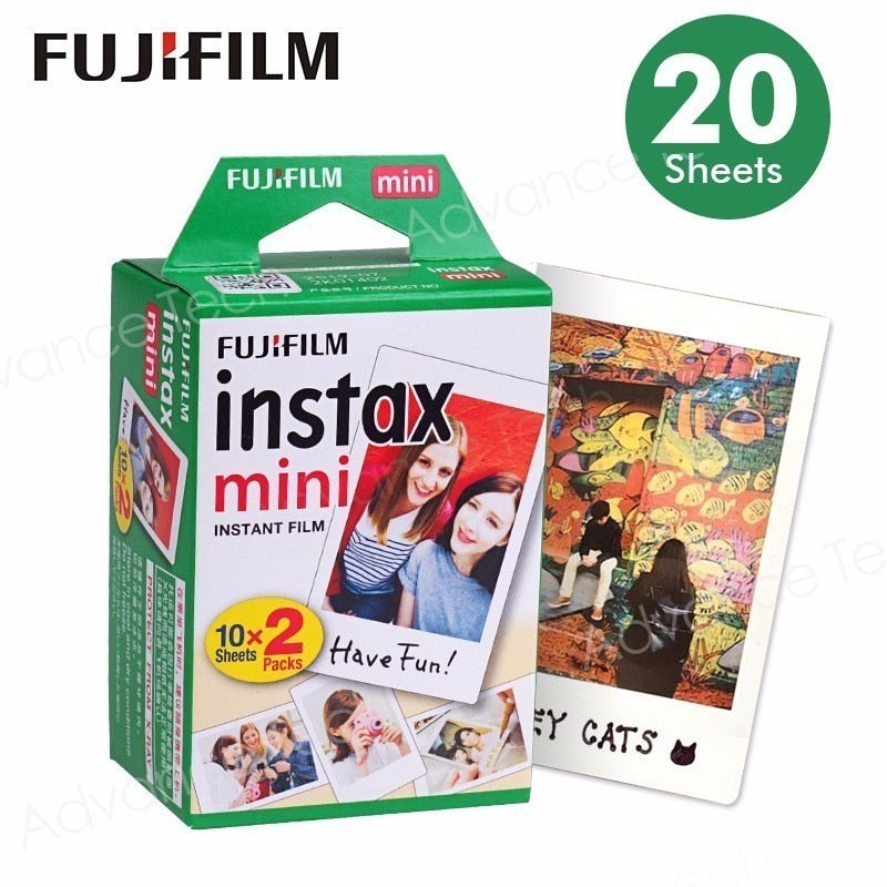 Origin Fujifilm Instax Mini Film 10-100 Sheets Photo Paper for Fuji Instant Film Cameras Instax Mini 11 8 9 90 Link Liplay EVO