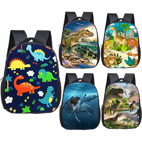 The Tiny Explorer | Kids' Dinosaur School Backpack with Air-Cushion Straps
