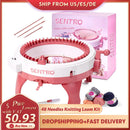 Knitting Machine 48 Needles Knitting Loom Machine Smart Weaving Loom Knitting Round Loom Knitting Double Knit Loom Machine Kit