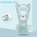 Ergonomic Baby Carrier Infant Baby Hipseat Carrier Front Facing Ergonomic Kangaroo Baby Wrap Sling for Baby Travel