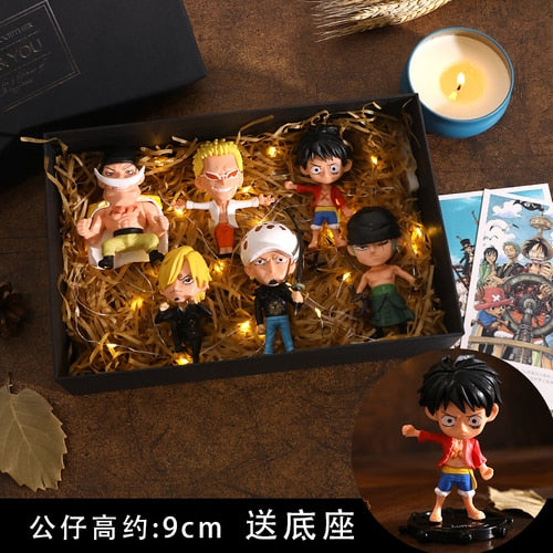 Complete Set of Toy Naruto Hand Made Model Gift Box Uzumaki Naruto Uchiha Sasuke Kakashi