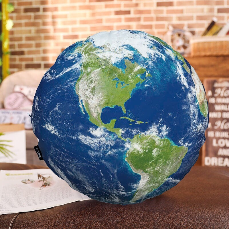 3D Planet Cushion Solar System Sun Moon Earth Decorative Pillow for Kids Room Sofa Bed Throw Pillow Gift for Boy Sun Moon Earth