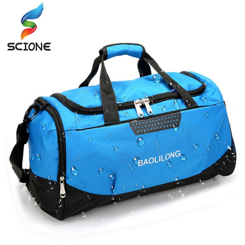 Große Sport-Gymnastiktasche mit Schuhfach für Herren/Damen, wasserdichte Outdoor-Fitness-Trainingstasche, Reise-Yogatasche