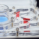 DIY Acryl Ant Farm Flat Ant Nest Ant House for Pet Anthill Glass Moisturizing Water Tower Workshop Feeding Area 12*15*7.5cm