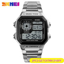 SKMEI 1335 Digital Watches For Mens 2 Time Chrono Men Wristwatches Fashion Sport Male Watch Clock Retro reloj hombre