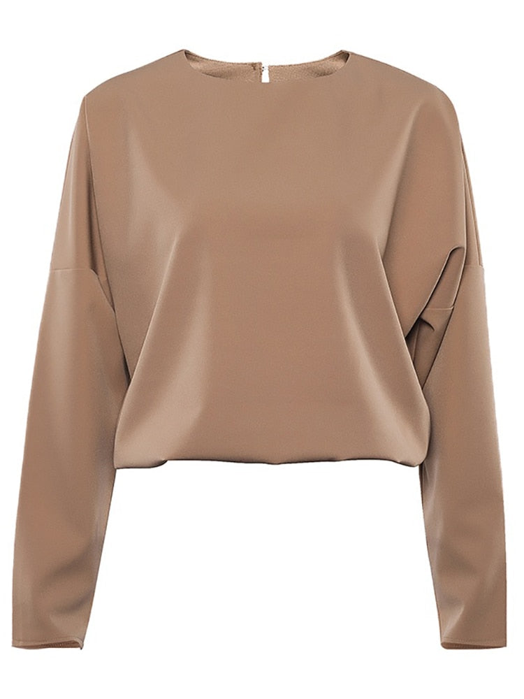 OOTN Office Lady High Waist Khaki Pants Women 2022 Autumn Fashion Casual Trousers Zipper Pocket Solid Female Brown Pencil Pants