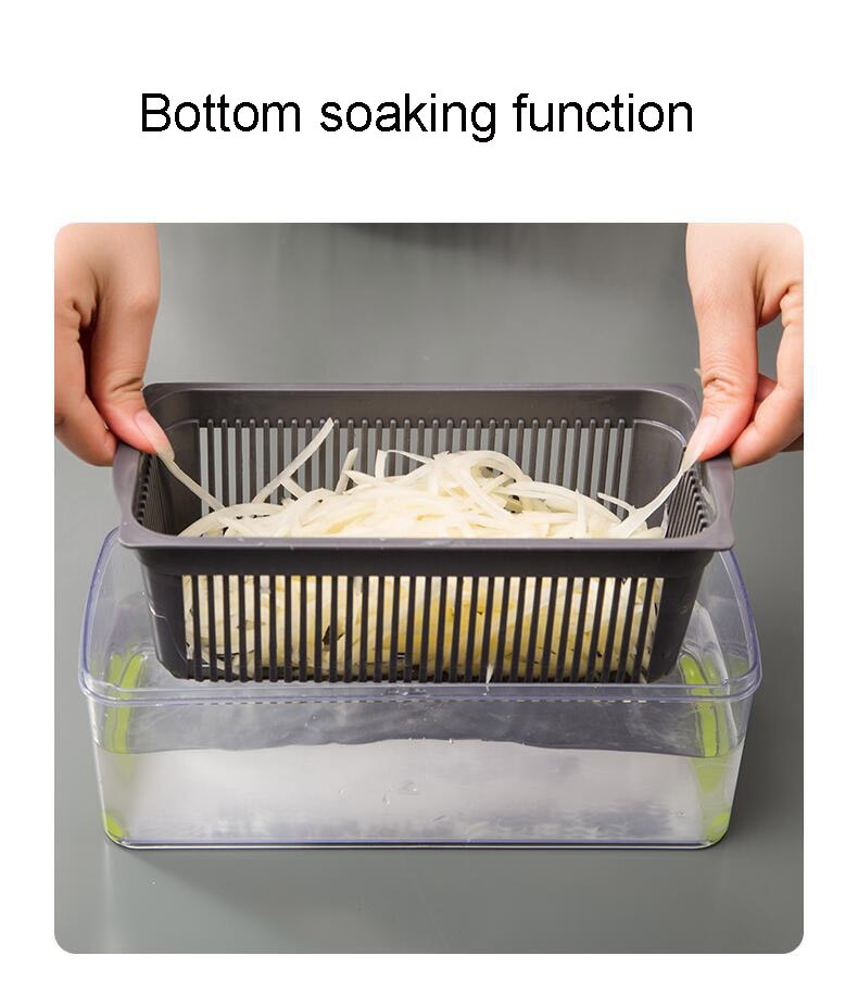 Vegetable Fruit Slicer Grater Cutter Peeler Multifunctional Potato Carrot Shredders Chopper Drain Basket For Kitchen Accessories