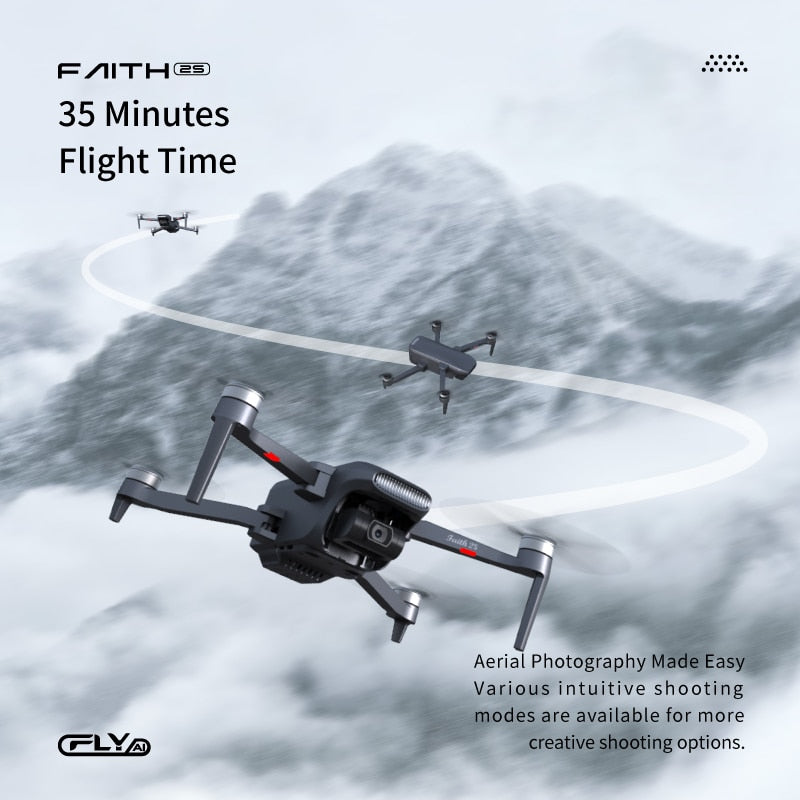 LAUMOX Faith 2S Drone 4K Profesional GPS HD Cámara 3-Axis Gimbal Quadcopter 35min Vuelo RC 7KM SG906 Max2 X8Mini F11S 4K PRO