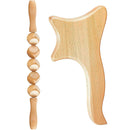 Wood Therapy Massage Tool Lymphatic Drainage Massager Anti Cellulite Fascia Massage Roller for Full Body Muscle Pain Relief