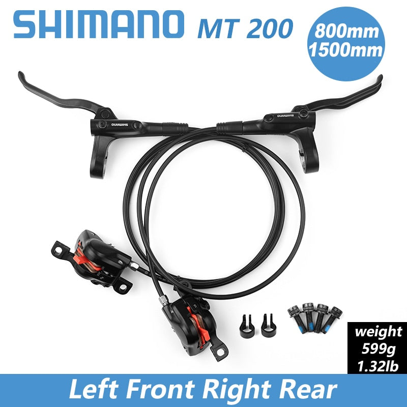 Shimano BR BL MT200 Bicycle Brake MTB Brake Hydraulic Disc Brake 750/800/1350/1450/1500mm Mountain Clamp Brakes upgraded MT315