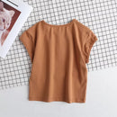 Women Bear Print Crop Tee Short Sleeve Slim Fit T-shirt