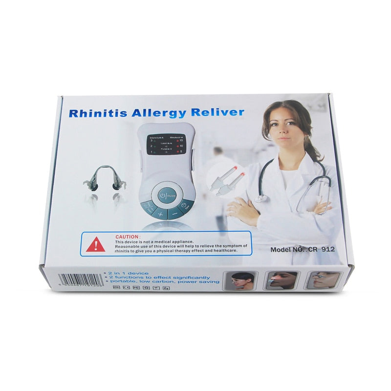 Allergische Rhinitis-Laser-Behandlungsmaschine Heuschnupfen-Therapie Niederfrequenz-Sinusitis-Heilungs-Nasenklammer Rhinitis-Allergie-Hilfsmittel