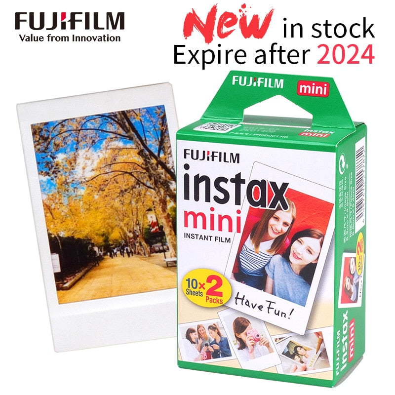 Origin Fujifilm Instax Mini Film 10-100 Sheets Photo Paper for Fuji Instant Film Cameras Instax Mini 11 8 9 90 Link Liplay EVO