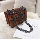 European Fashion Female Square Bag 2020 New Quality PU Leather Women&
