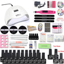 Nail Set With UV Lamp Nail Drill Machine Nail Dryer For Manicure Gel Electric Nail Drill For Nail Art Cutter Tools