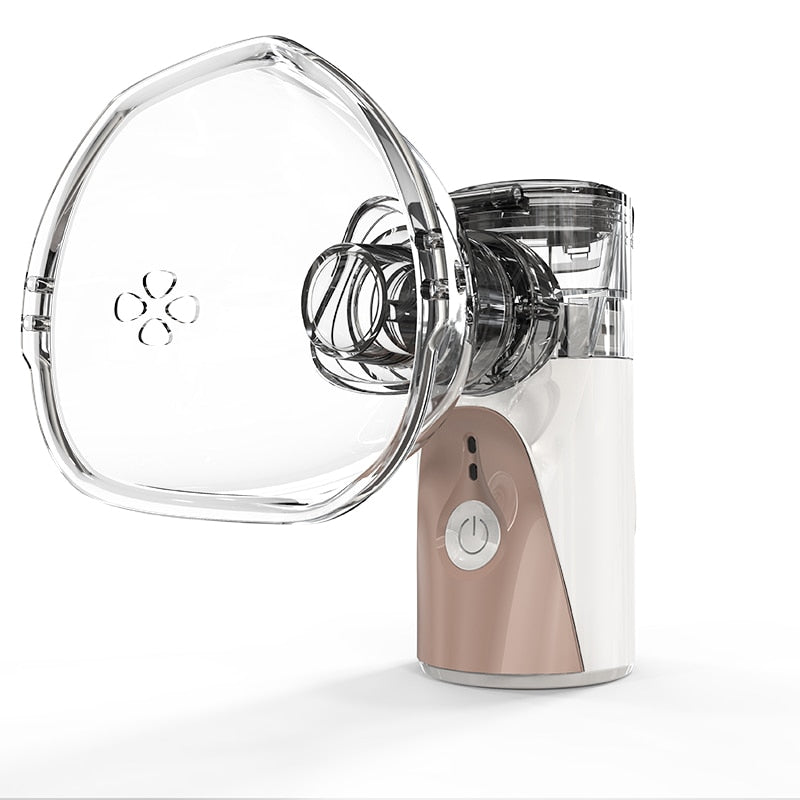 Mini nebulizador de inhalación portátil de mano para el cuidado de la salud, inalador ultrasónico silencioso, nebulizador, automizador recargable para niños y adultos