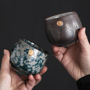 Japanese Style Kiln Baked Tea Cup Ceramic Kung Fu Tea Set Cup Master Cup Personal Cup Set Teacups  Tea Cup Strainer