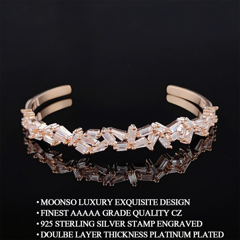 2023 new trendy princess  bangle for women open anniversary gift jewelry wholesale Valentine's Day  S5215