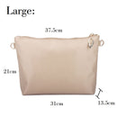 Nylon Bag Insert Organizer with Zipper Pockets Soft Light Perfect Purse Organizer To Keep Everything Neat Bolsa De Maquiagem