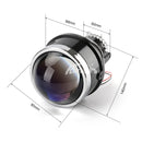 RONAN 3.0 Bi-xenon Fog Light HID Projector Lens H8 H9 H11 D2H  Lamps Blue Coating HD Glass Car Styling Retrofit Upgrade