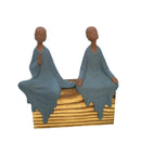 Estatuas de Buda sentado de monje de arcilla púrpura, adornos creativos zen, decoración del hogar, figuritas de regalo de monje, artesanías de mesa