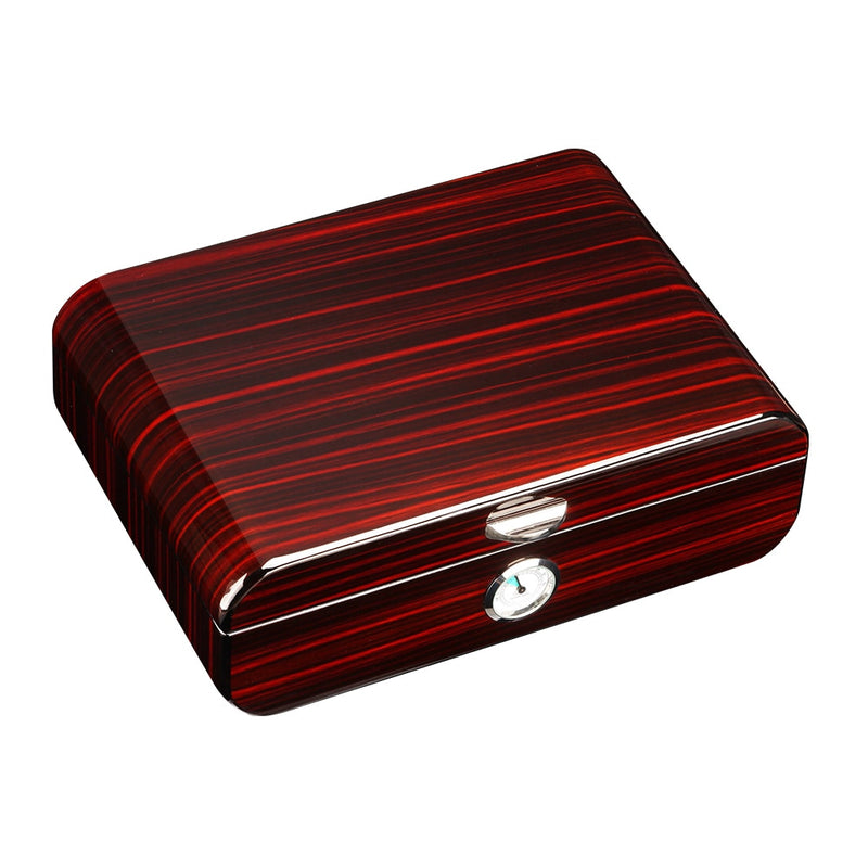 GALINER Cedar Wood Cigar Humidor De Puros Luxury Big Humidor Box Home Cigar Case W / Higrómetro Humidificadores