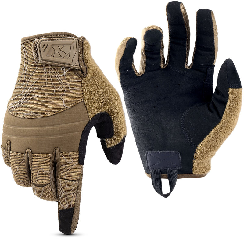 Guantes militares tácticos transpirables para conducir, Paintball militar, tiro, Airsoft, combate, pantalla táctil, protector de dedo completo para hombres