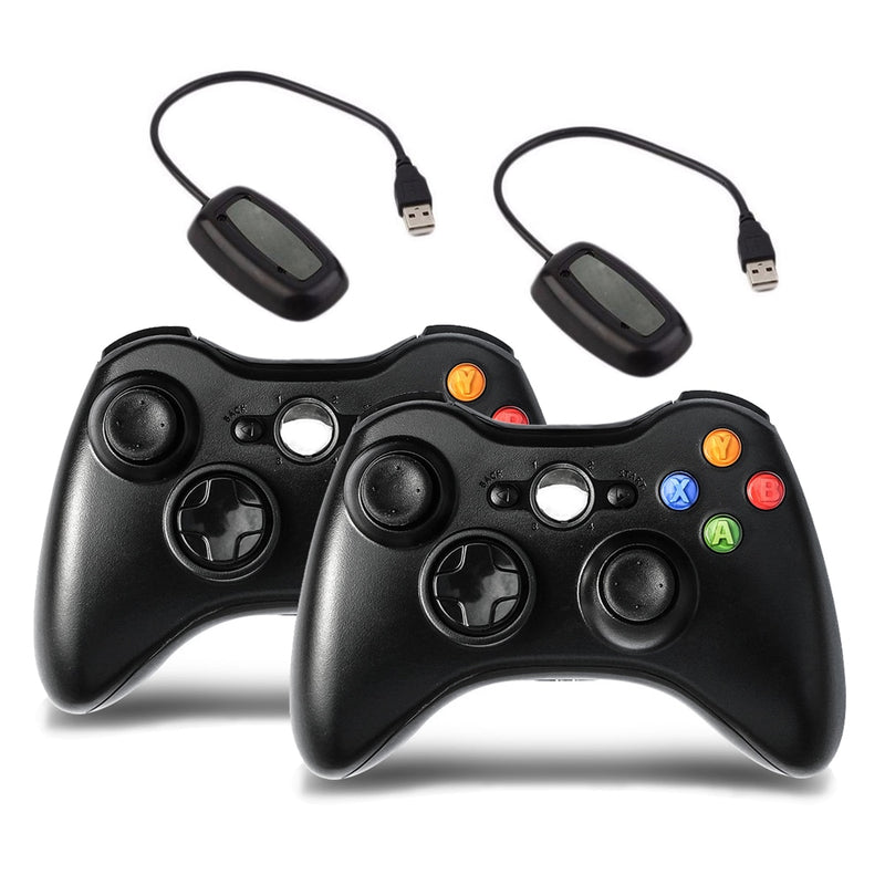 Controlador inalámbrico para Microsoft Xbox 360 con receptor de PC inalámbrico 2.4G Gamepad Joystick Controler