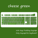 OEM Profile PBT Keycaps 108 Keys Pudding Keycap For Cherry MX Switch Mechanical Keyboard kit RGB Gamer backlit Keyboards Switch