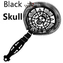 Colador de barra de reloj mecánico y calavera, colador de cóctel con resorte, colador de lujo de acero inoxidable, herramientas de barra