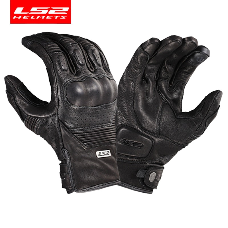 Guantes de motociclismo LS2 ls2 MG-004 guantes protectores cómodos resistentes al desgaste para pantalla táctil de motocicleta