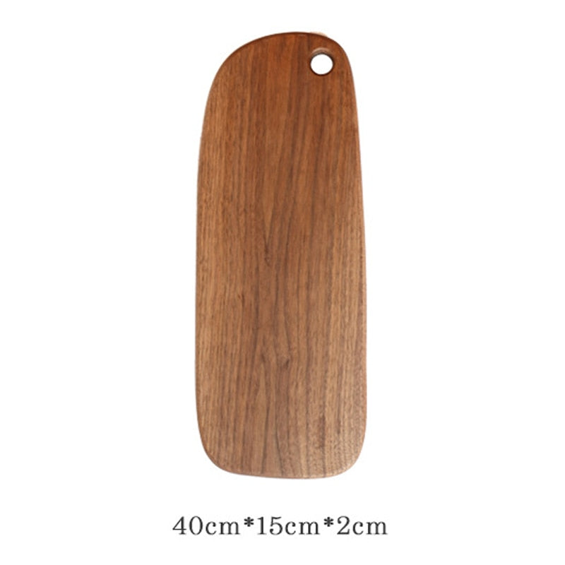 Black Walnut Wood Kitchen  Cutting Board Solid Wood Rootstock Lacquerless Fruit Chopping board Kitchen wooden cutting board