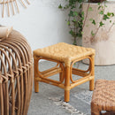Hand Woven Rattan Stool Retro Pastoral Stool Simple Mobile Seat Outdoor Camping Chair Household Furniture Chairs For Kitchen