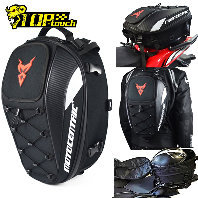 MOTOCENTRIC Motorradtasche Wasserdichter Motorrad Tankrucksack Motorradrucksack Multifunktionale Hecktasche Gepäck 4 Farbe