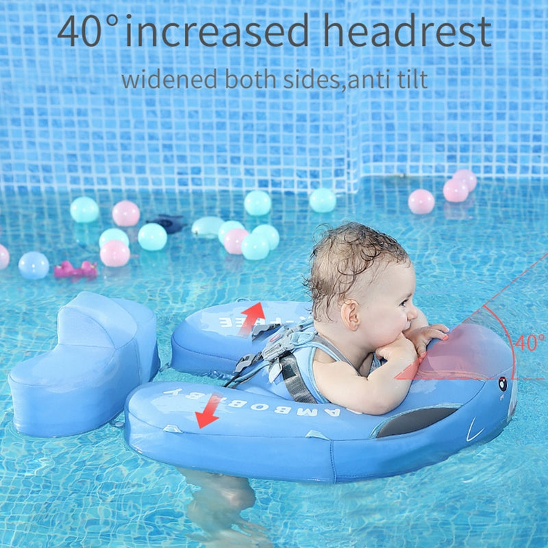 Mambobaby Baby Float Liegender Schwimmring Nicht aufblasbare Boje Taille Schwimmringe Planschbecken Schwimmer Zubehör Spielzeug Schwimmtrainer